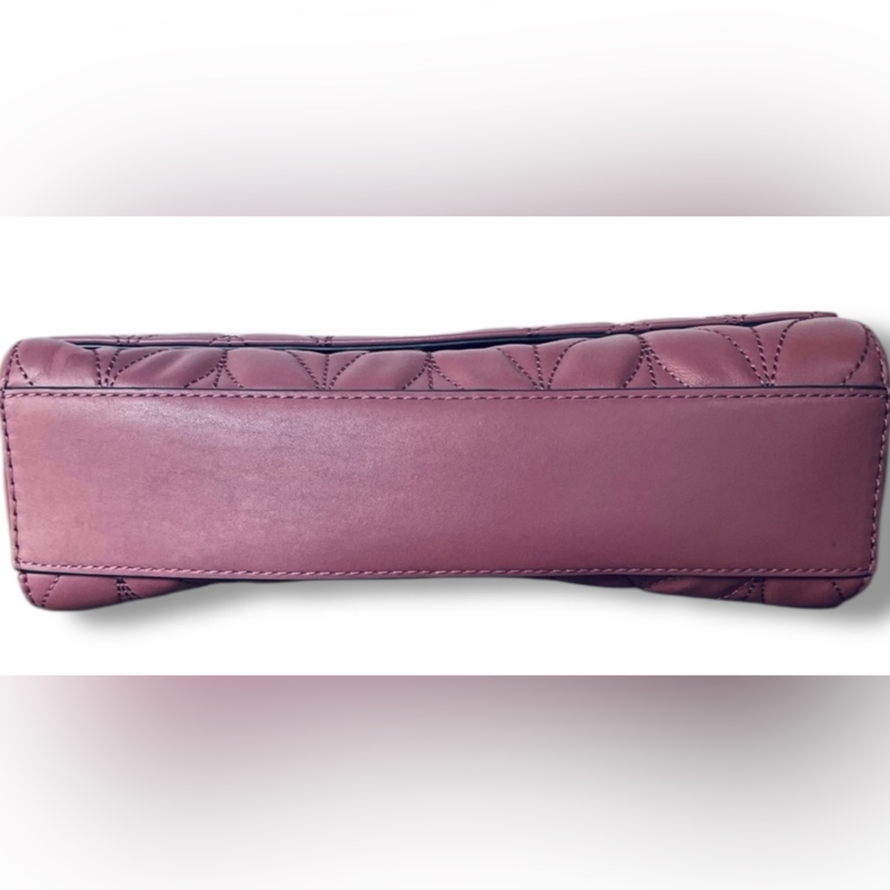 Kate Spade Briar Lane Plumberry Quilted Convertible Shoulder Bag & Wallet & COA - Picture 5 of 11